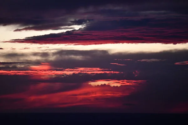 Закат Мексиканском Заливе Тихом Океане — стоковое фото