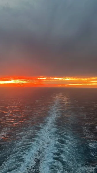 Západ Slunce Mexické Riviéře Tichém Oceánu — Stock fotografie
