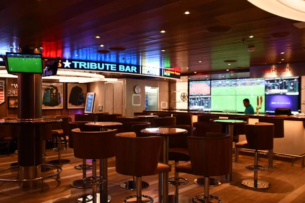 Long Beach Apr Heroes Tribute Bar Lounge Carnival Panorama Cruise — Stock Photo, Image