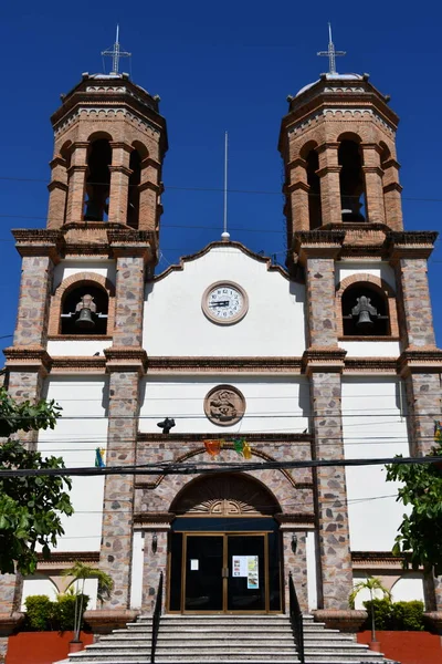 Puerto Vallarta Mexico Apr Εκκλησία Του San Miguel Archangel Στο — Φωτογραφία Αρχείου