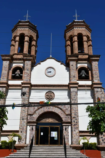 Puerto Vallarta Mexique Avril Eglise San Miguel Archangel Pitillal Puerto — Photo