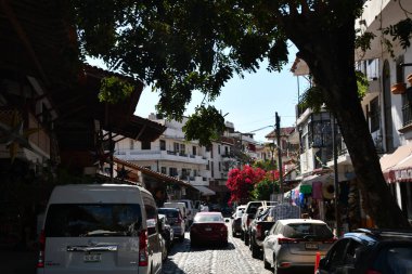 PUERTO Vå RTA, MEXICO - 11 Nisan 2023 tarihinde görüldüğü üzere, Puerto Vallarta, Meksika 'daki Mercado Municipal de Ro Cuale (Pazar).