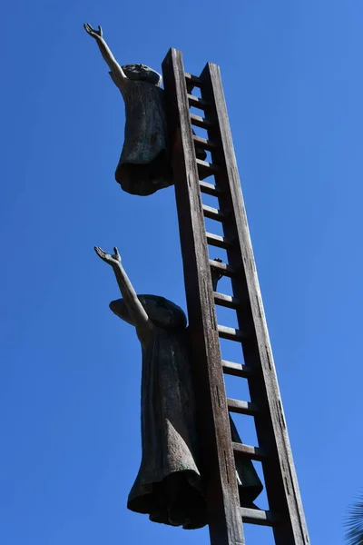 Puerto Vallarta Mexico Apr Search Reason Sergio Bustamante Sculpture Malecon — Stock Photo, Image