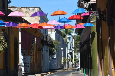 MAZATLAN, MEXICO - 12 Nisan 2023 'te Meksika' da görülen eski Mazatlan (Centro Historico).