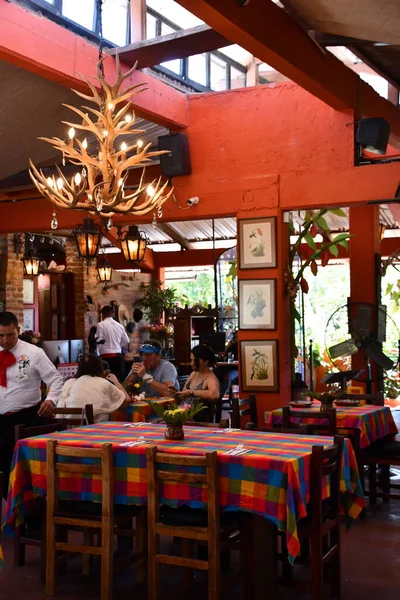 Puerto Vallarta Mexico Apr Restaurant Hacienda Oro Vallartai Botanikus Kertben — Stock Fotó