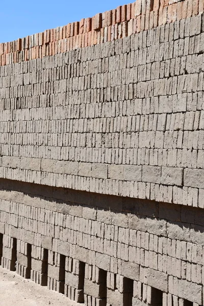 stock image VILLA UNION, MEXICO - APR 12: Rustic Brick Factory in Villa Union, near Mazatlan, in Mexico, as seen on April 12, 2023.