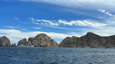 CABO SAN LUCAS, MEXICO - 13 Nisan 2023 'te Meksika' da Cabo San Lucas 'ın görüntüsü.