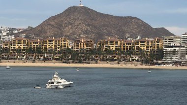 CABO SAN LUCAS, MEXICO - 13 Nisan 2023 'te Meksika' da Cabo San Lucas 'ın görüntüsü.