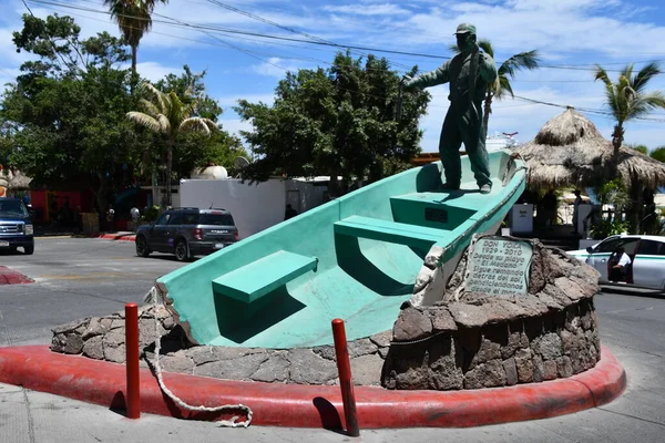 Cabo San Lucas Mexico Apr Památník Lodi Santa Maria Pláži — Stock fotografie