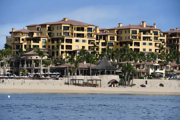 stock image CABO SAN LUCAS, MEXICO - APR 13: View of the town of Cabo San Lucas in Mexico, as seen on April 13, 2023.