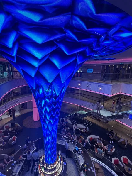 Long Beach Apr Video Led Screen Structure Atrium Lobby Carnival — Fotografia de Stock