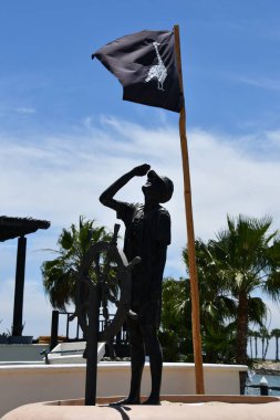 SAN JOSE DEL CABO, MEXICO - 13 NİSAN: 13 Nisan 2023 'te Meksika' nın San Jose del Cabo limanındaki anıt.