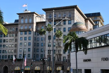 Beverly Wilshire Oteli, Beverly Hills, Los Angeles, Kaliforniya, 15 Nisan 2023 'te görüldüğü gibi..