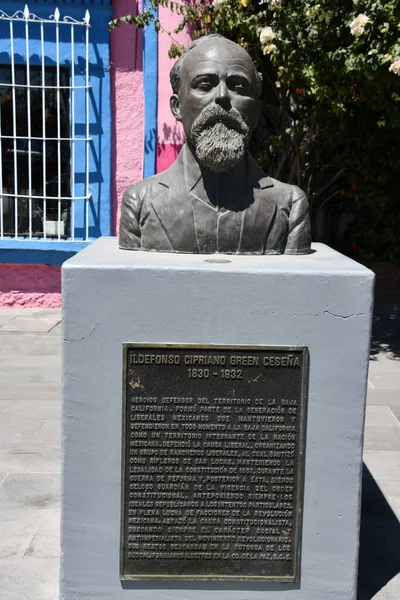 San Jose Del Cabo Messico Apr Ildefonso Cipriano Statua Cesena — Foto Stock