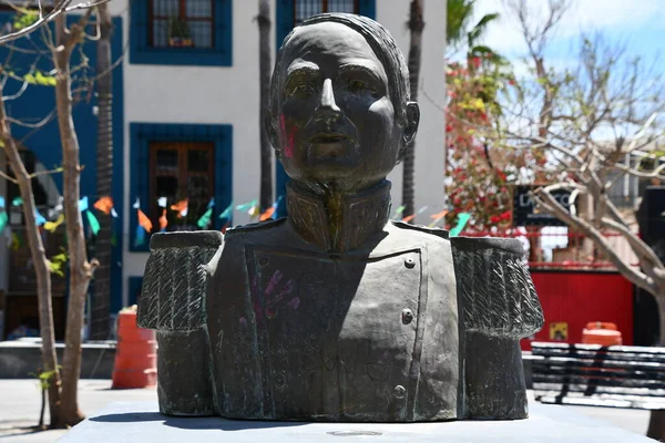 유니스델 Mexico Apr Jose Antonio Mijares Statue Plaza Mijares San — 스톡 사진