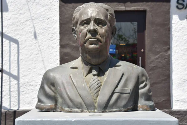 San Jose Del Cabo México Abril Estatua Del Profr Fernando — Foto de Stock