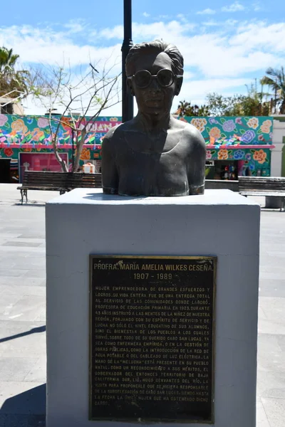 San Jose Del Cabo Mexico Apr Άγαλμα Της Profra Maria — Φωτογραφία Αρχείου
