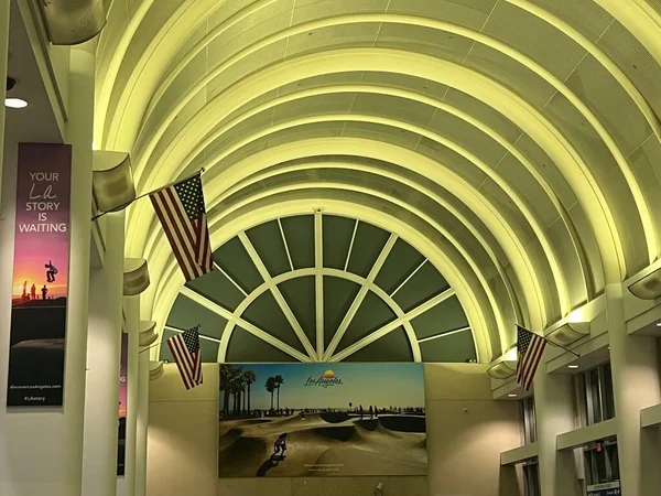Los Ángeles Abr Aeropuerto Internacional Lax Los Ángeles California Visto — Foto de Stock