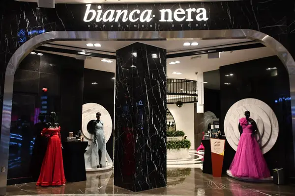 Doha Qatar Feb Bianca Nera Department Store Mall Qatar Doha — Foto Stock