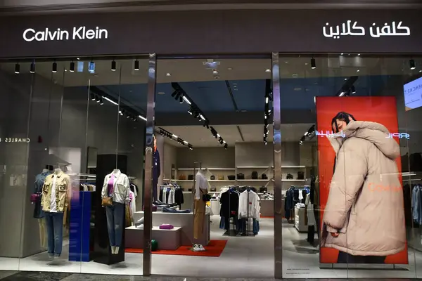 Doha Qatar Febrero Tienda Calvin Klein Centro Comercial Mall Qatar —  Fotos de Stock