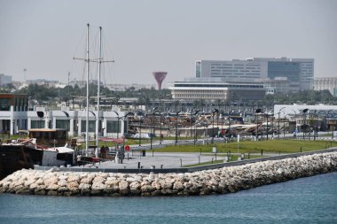 DOHA, Katar - 11 Şubat: 11 Şubat 2023 'te Katar' ın Doha kentinde görüldüğü gibi.