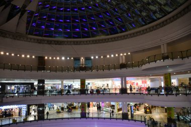 DOHA, Katar - 12 Şubat 2023 'te Katar' daki Şehir Merkezi Doha Alışveriş Merkezi.