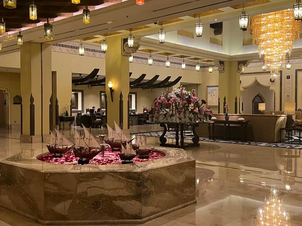 Doha Qatar Feb Sharq Village Spa Ritz Carlton Hotel Doha – stockfoto