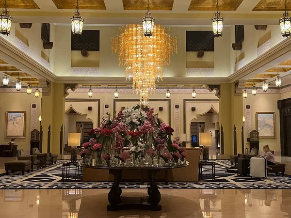 Doha Katar Şubat 2023 Katar Doha Kentinde Bir Ritz Carlton — Stok fotoğraf