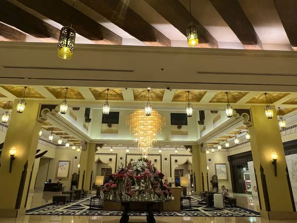 Doha Qatar Feb Sharq Village Spa Ritz Carlton Hotel Katarském — Stock fotografie