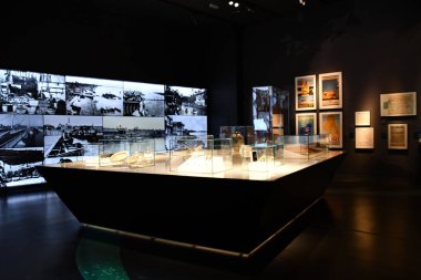 DOHA, Katar - 12 Şubat 2024 'te Katar' ın Doha kentindeki İslam Sanatları Müzesi.