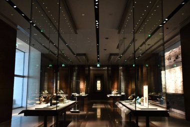 DOHA, Katar - 12 Şubat 2024 'te Katar' ın Doha kentindeki İslam Sanatları Müzesi.
