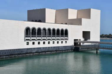 DOHA, Katar - 12 Şubat 2024 'te Katar' ın Doha kentindeki İslam Sanatları Müzesi.