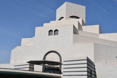DOHA, Katar - 12 Şubat 2024 'te Katar' ın Doha kentindeki İslam Sanatları Müzesi.