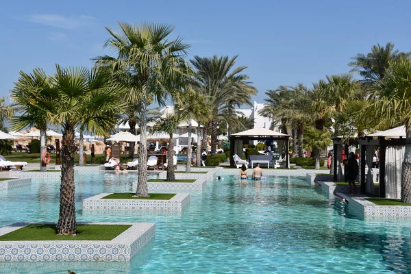 Doha Qatar Feb Sharq Village Spa Ritz Carlton Hotel Katarském — Stock fotografie