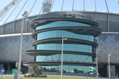 DOHA, Katar - Şubat 13: 3-2-1 Katar Olimpiyat ve Katar Spor Müzesi, 13 Şubat 2023.