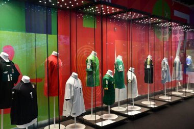 DOHA, Katar - Şubat 13: 3-2-1 Katar Olimpiyat ve Katar Spor Müzesi, 13 Şubat 2023.