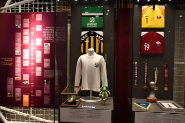 DOHA, Katar - Şubat 13: 3-2-1 Katar Olimpiyat ve Katar Spor Müzesi, 13 Şubat 2023.
