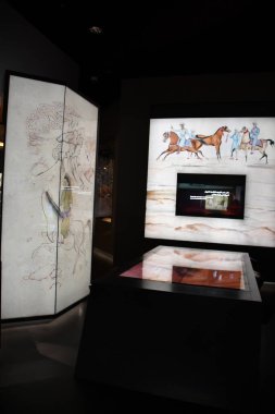 DOHA, Katar - Şubat 13: 3-2-1 Katar Olimpiyat ve Katar Spor Müzesi, 13 Şubat 2023.