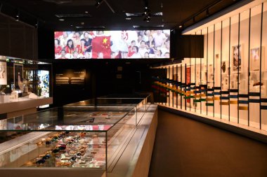 DOHA, Katar - Şubat 13: 3-2-1 Katar Olimpiyat ve Katar Spor Müzesi, 13 Şubat 2023.