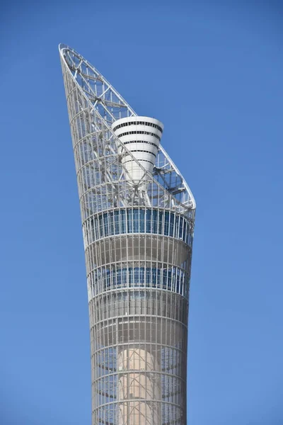 Doha Qatar Feb Aspire Tower Conosciuta Anche Come Torch Doha — Foto Stock