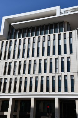 DOHA, Katar - 13 Şubat 2023 'te Doha, Katar' daki Msheireb Downtown 'da görüldü..