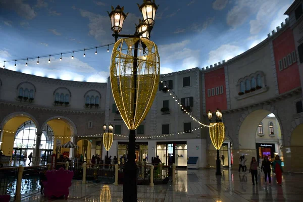 Doha Qatar Feb Villaggio Mall Doha Qatar Seperti Yang Terlihat — Stok Foto
