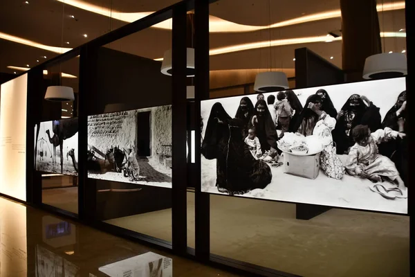 ドバイ アラブ首長国連邦 2023年2月16日に見られるように アラブ首長国連邦のドバイにあるエティハド美術館 社会的 政治的 文化的 科学的 軍事的歴史の分野でアラブ首長国連邦の遺産を収集 展示しています — ストック写真