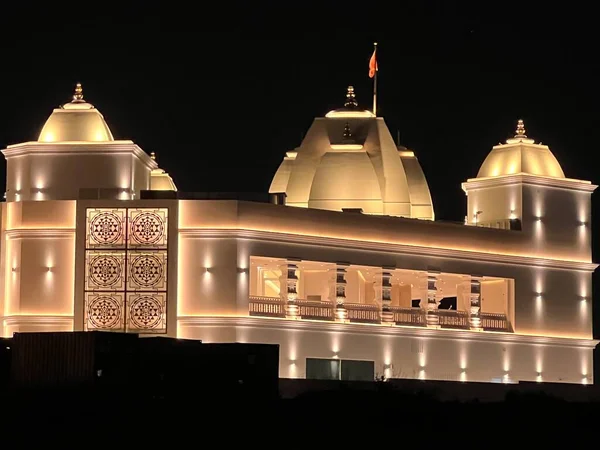 Dubai Uae Feb Jebel Ali Hindu Храм Дубаї Оае Видно — стокове фото