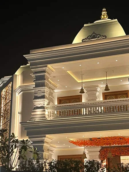 ドバイアラブ首長国連邦 2月17日 2023年2月17日に見られるように アラブ首長国連邦のドバイにあるジェベル ヒンドゥー寺院 — ストック写真