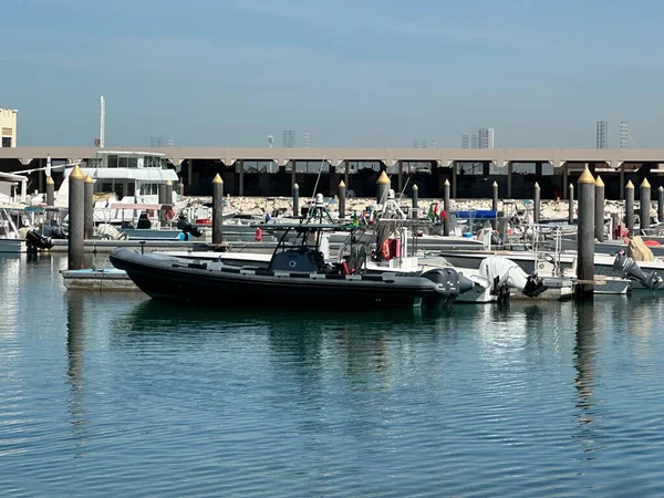 Dubai Emiratos Árabes Unidos Febrero Puerto Pesquero Jumeirah Dubai Emiratos — Foto de Stock