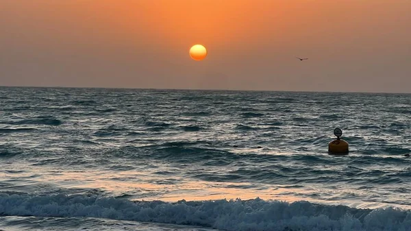 Sunset Kite Beach Jumeirah Дубай Оае — стокове фото