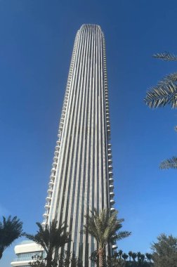 DUBAI BAE - 20 Şubat 2023 'te Dubai Creek Limanı' ndaki gökdelenler.