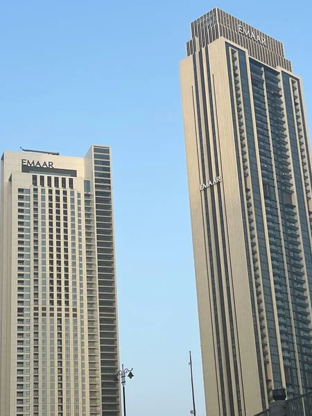 Dubai Ηνωμένα Αραβικά Εμιράτα Φεβρουαρίου Άποψη Των Ουρανοξυστών Sheikh Zayed — Φωτογραφία Αρχείου