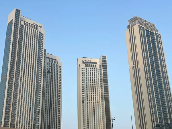 Dubai Sae Feb20 Pohled Mrakodrapy Sheikh Zayed Road Dubaji Sae — Stock fotografie
